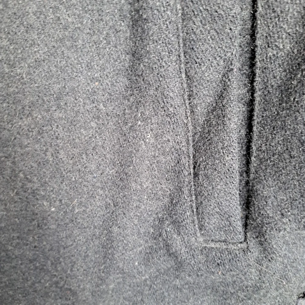 Men's Old Navy Heavy Quilt Lined 70% Wool Peacoat Size Large